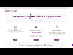 Singapore PayNow QR Code Generator gallery image