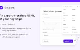 Simple UI - Figma UI Kit media 2