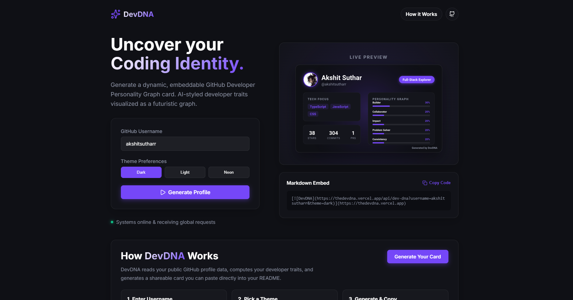 DevDNA - Screenshot 5 showing product features and functionality