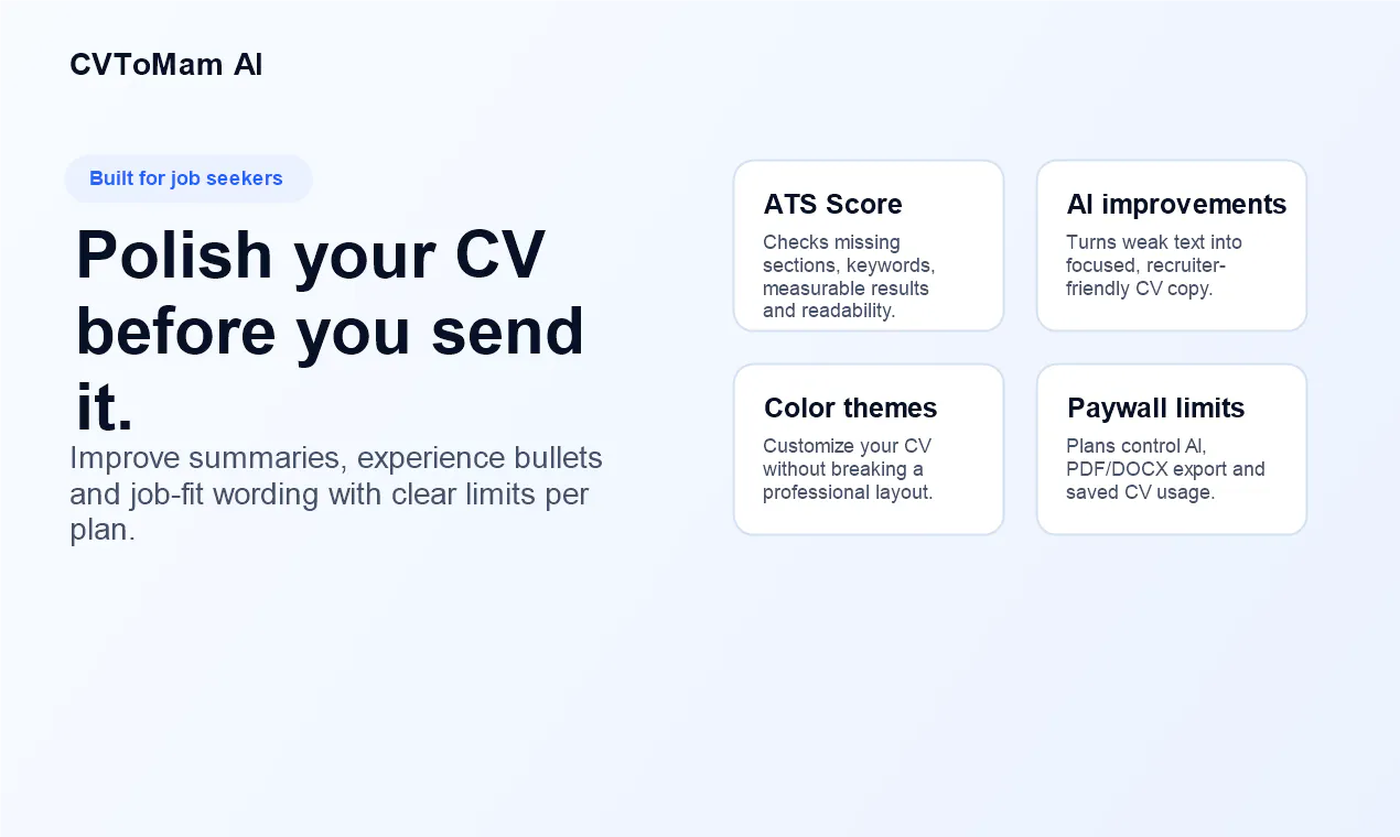 CVToMam AI gallery image