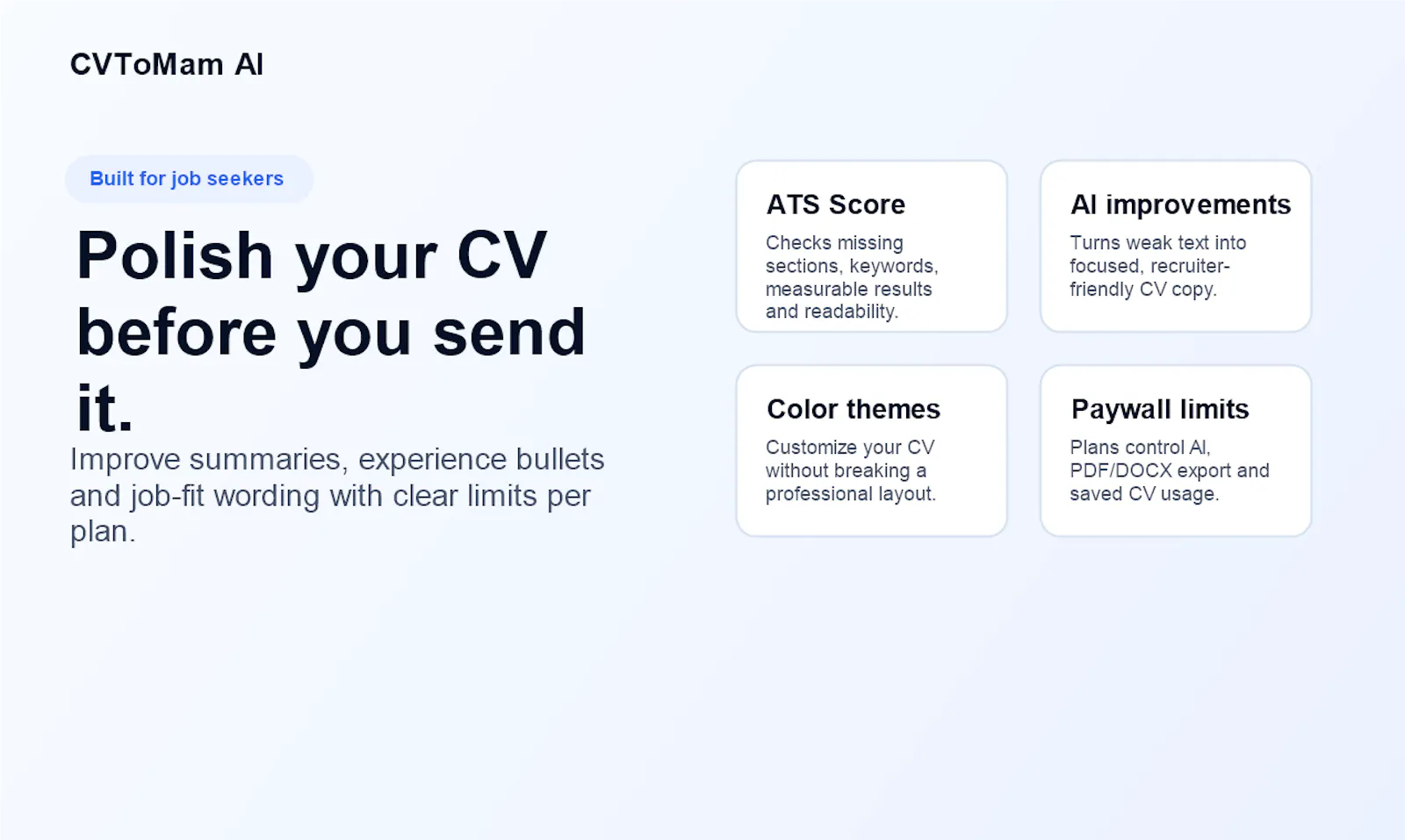 CVToMam AI screenshot 3