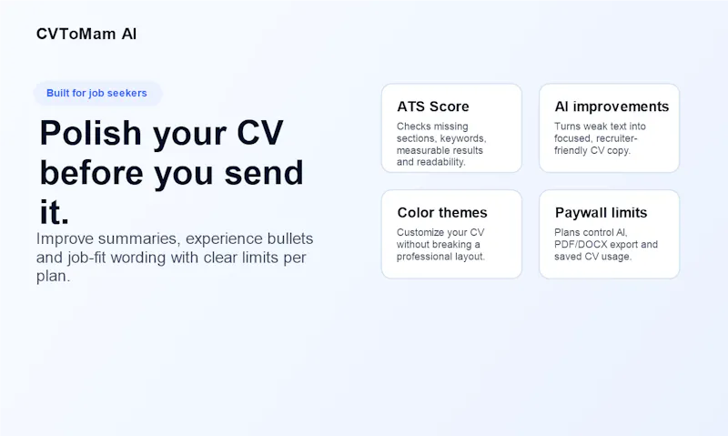 CVToMam AI screenshot 3