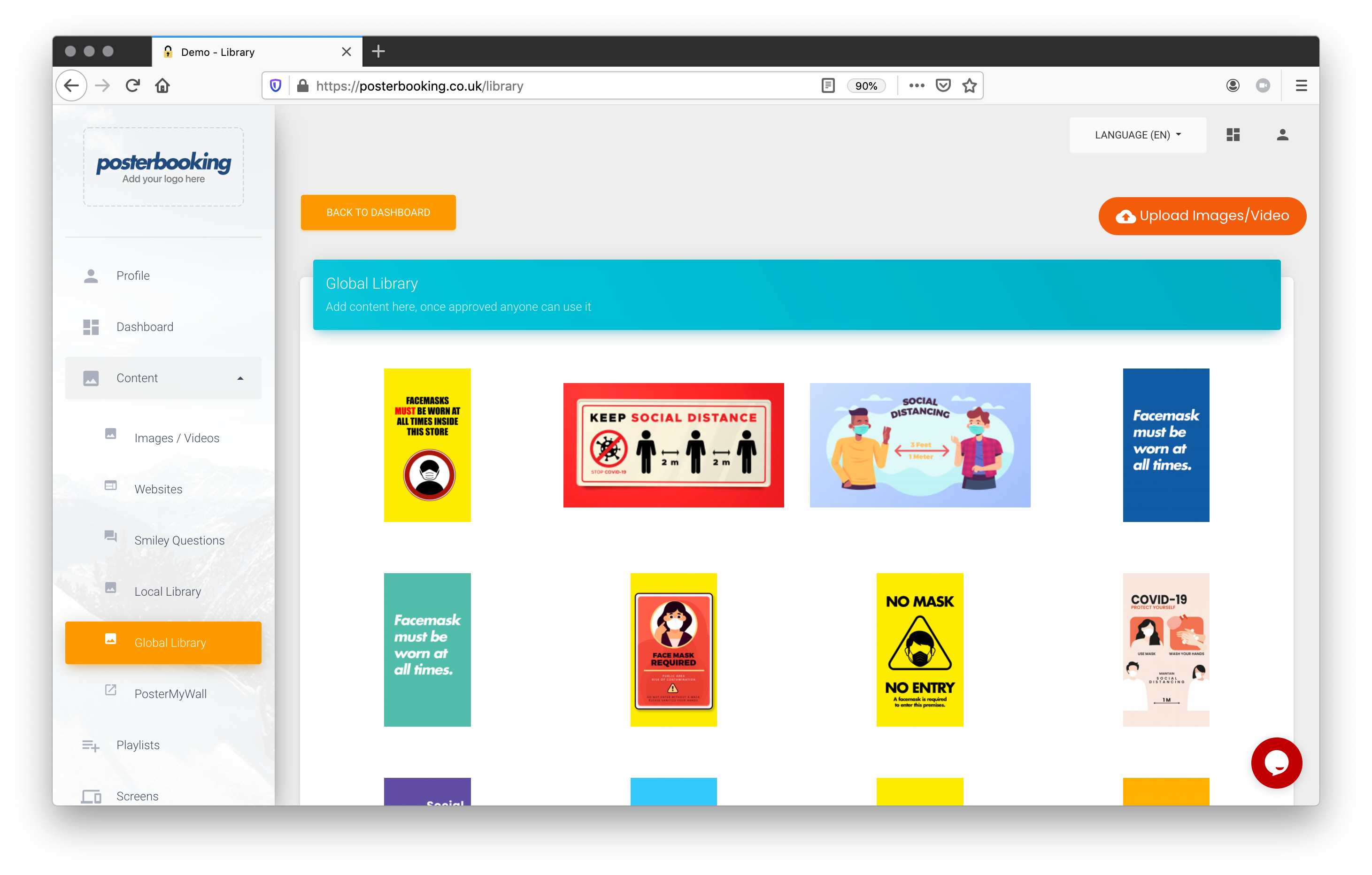 Dijital tabela yazılımı: posterbooking media 14