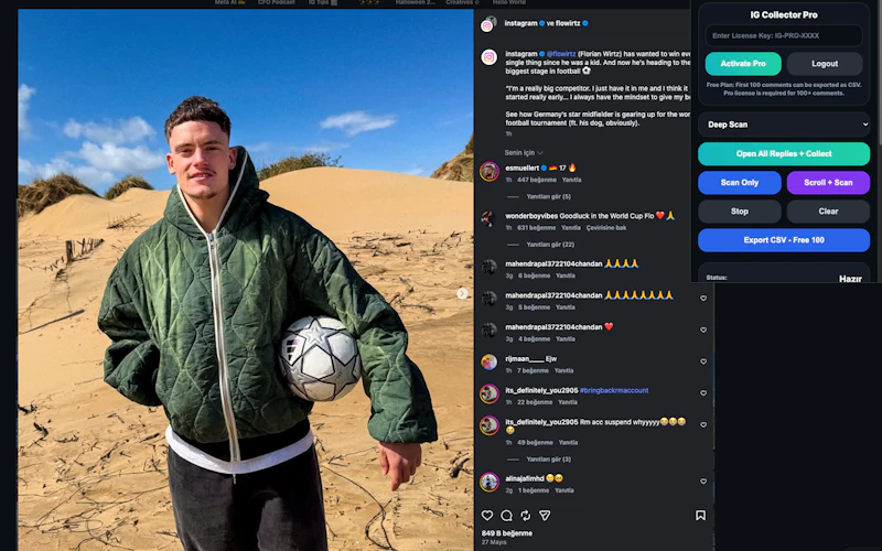IG Comment Reply Collector Pro screenshot 2
