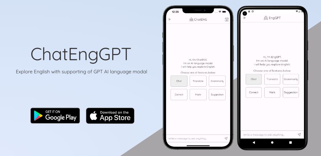 ChatEnggpt - GPT AI dil modunu destekleyerek İngilizce öğrenin. medya 1