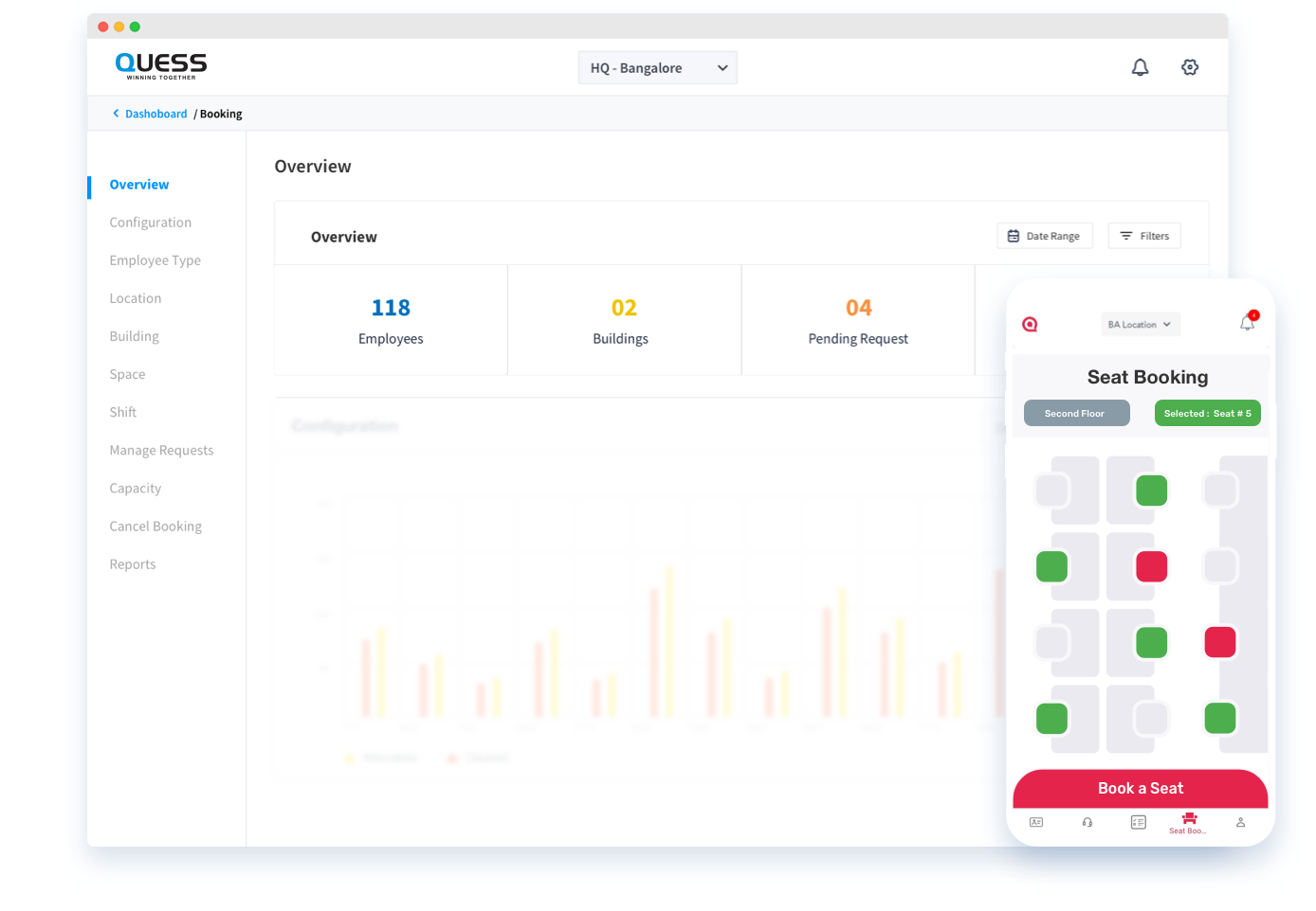 Office Seat Booking Software gallery image