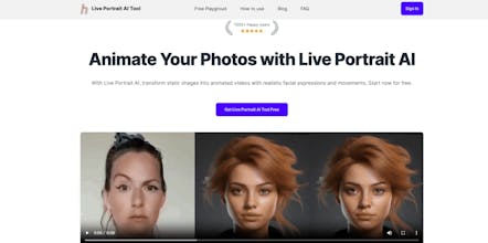 Live Portrait AI Tool gallery image