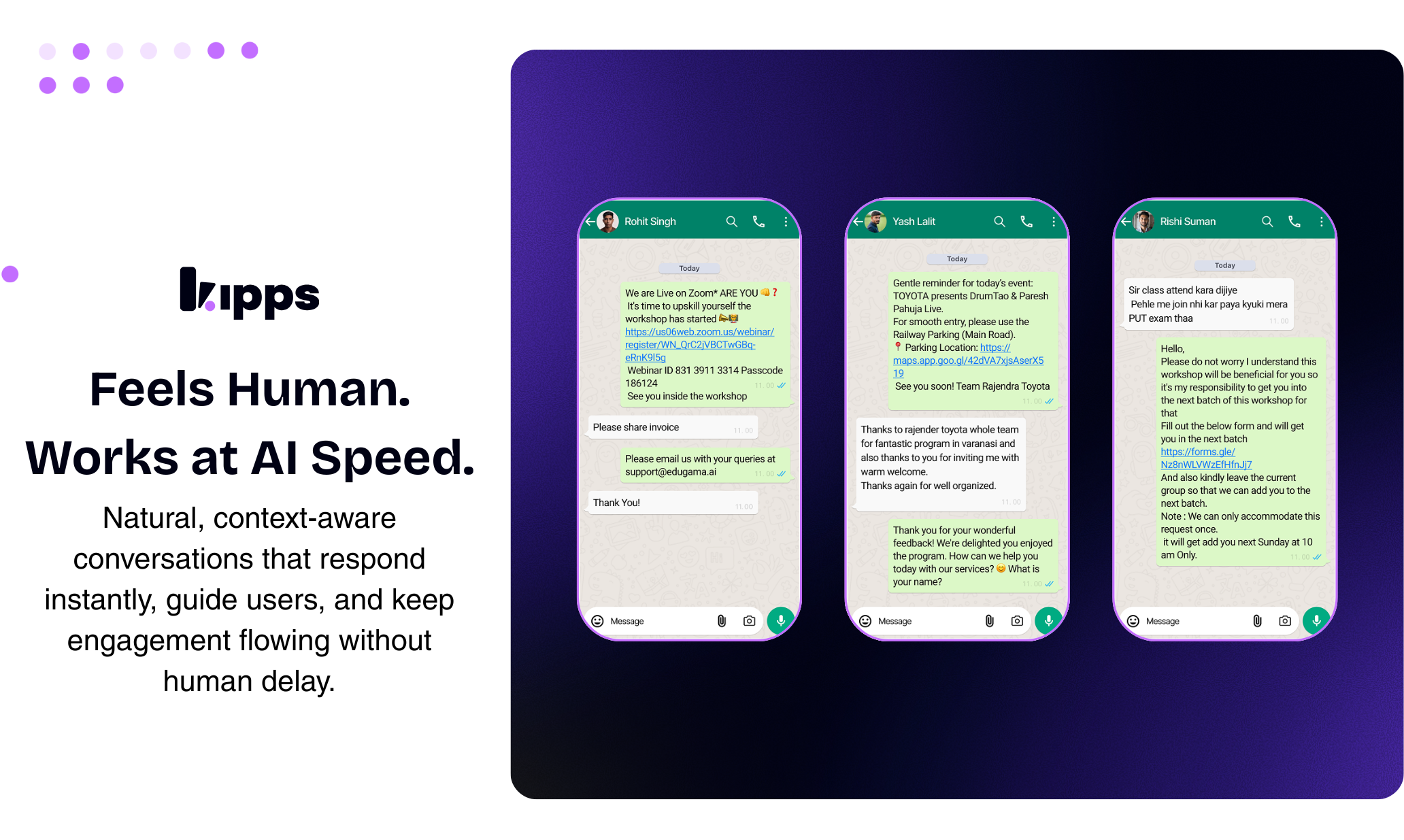 Kipps AI WhatsApp Agent gallery image