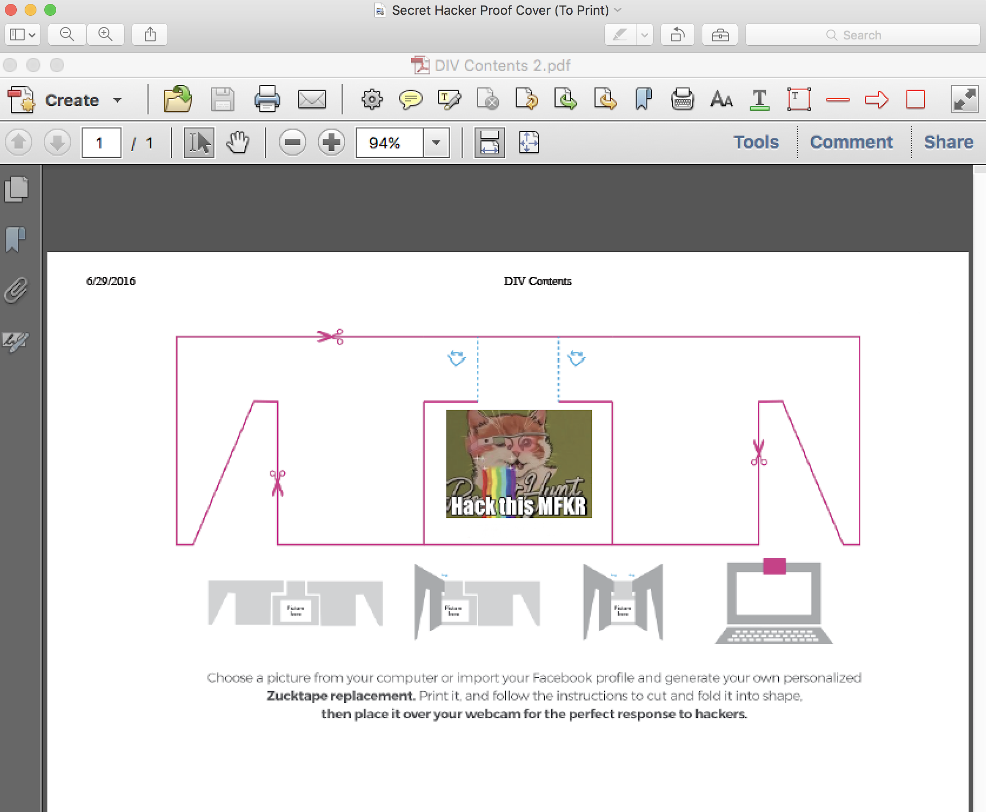 Cover it Like Zuck! gallery image