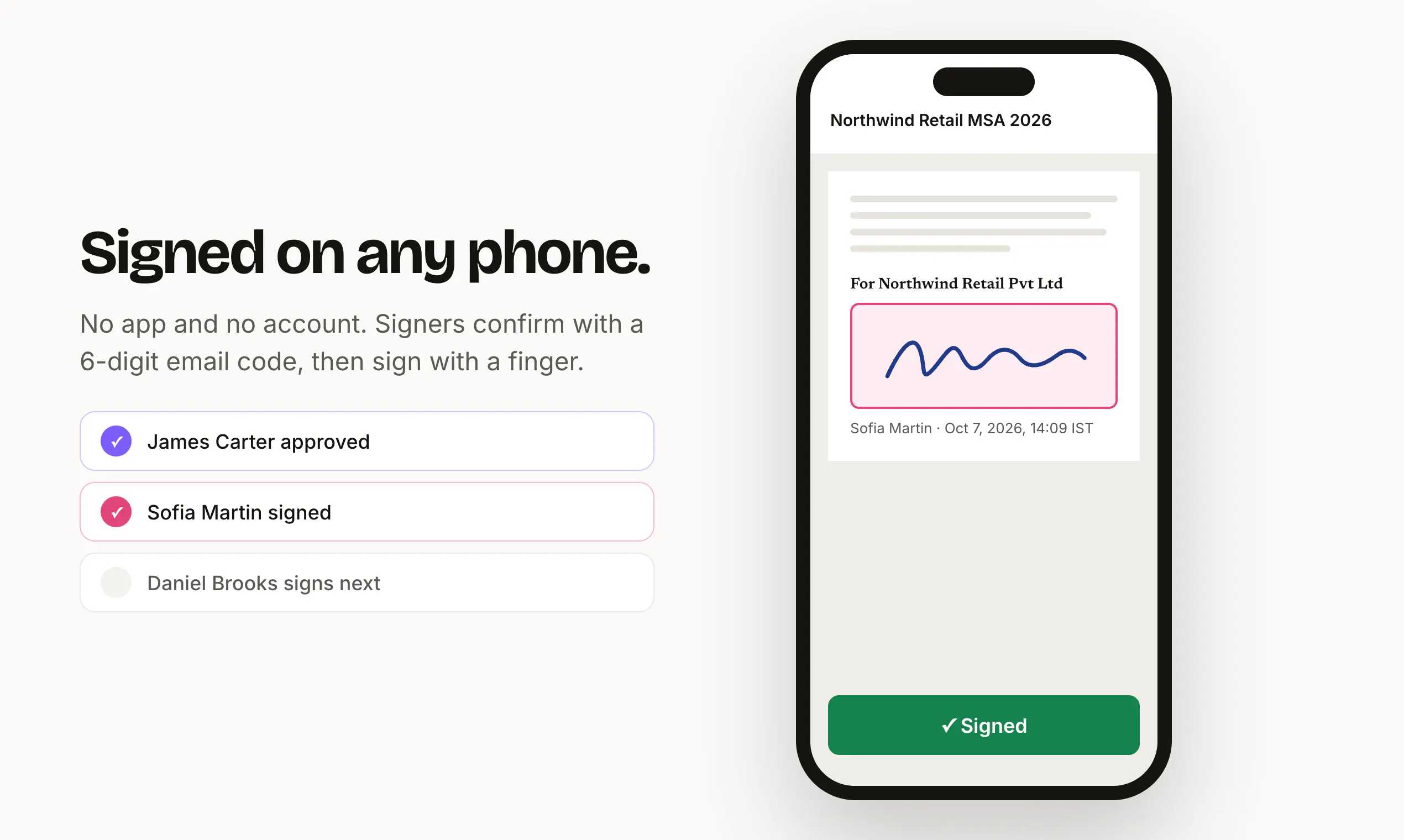 Closign.io gallery image