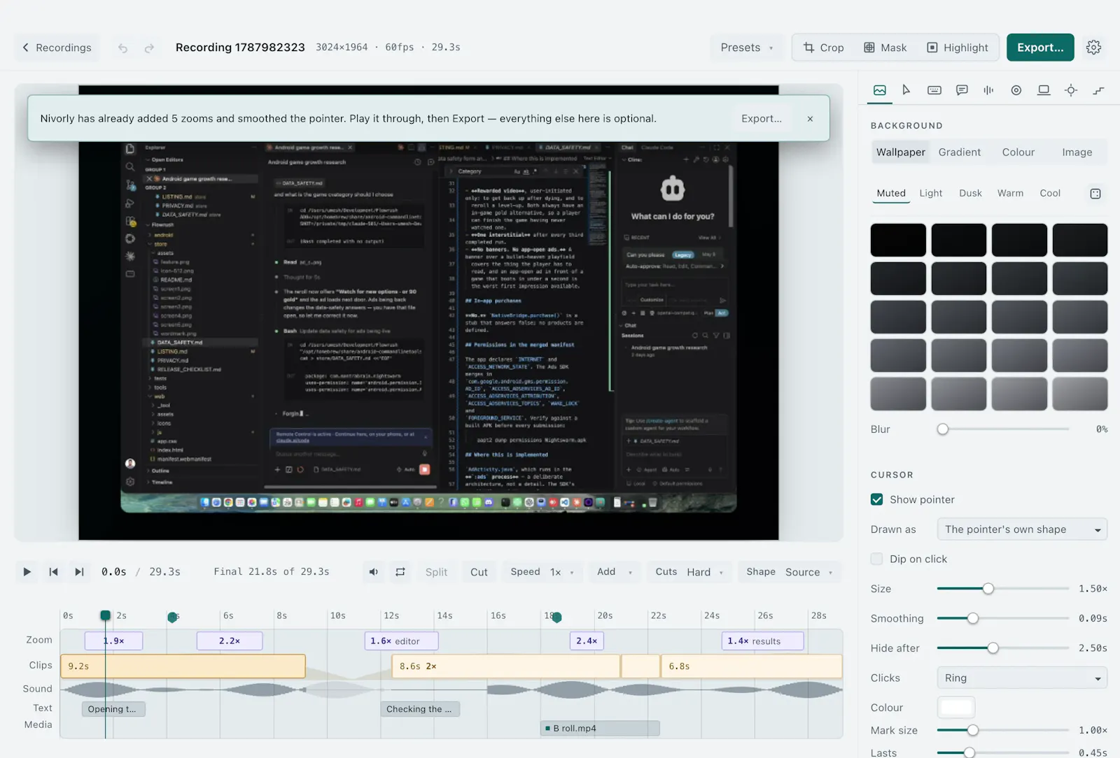 Nivorly - Mac screen recorder screenshot 2