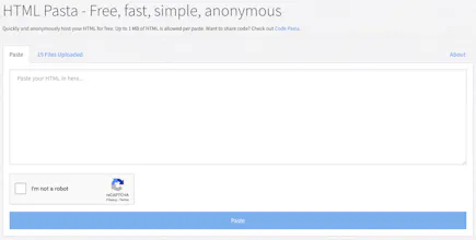 HTML Pasta gallery image
