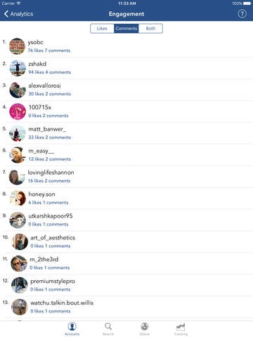 Command for Instagram gallery image