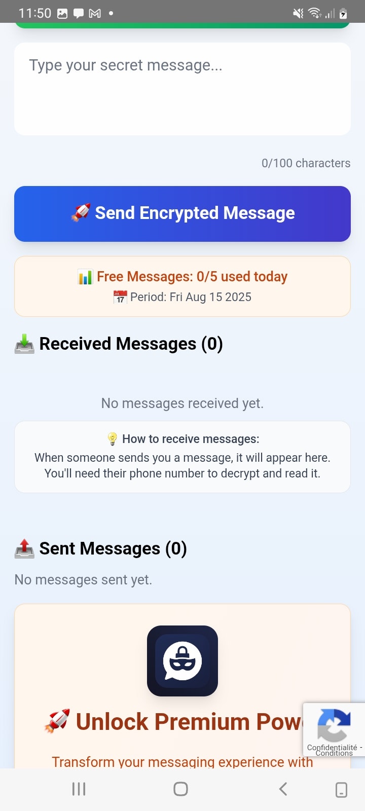 Messenger Incognito - verschlüsselte Messaging -App, Privatsphäre Medien 3
