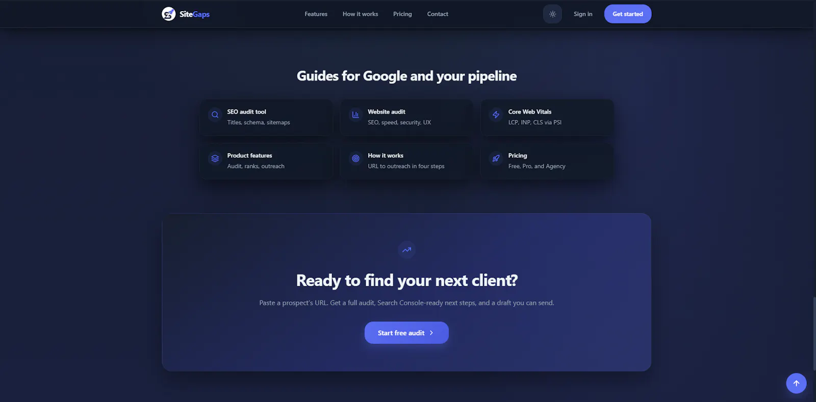 SiteGaps screenshot 4