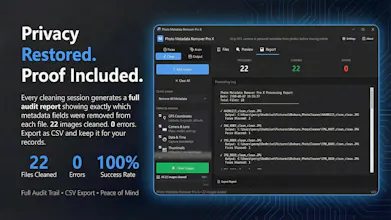 Photo Metadata Remover Pro X gallery image
