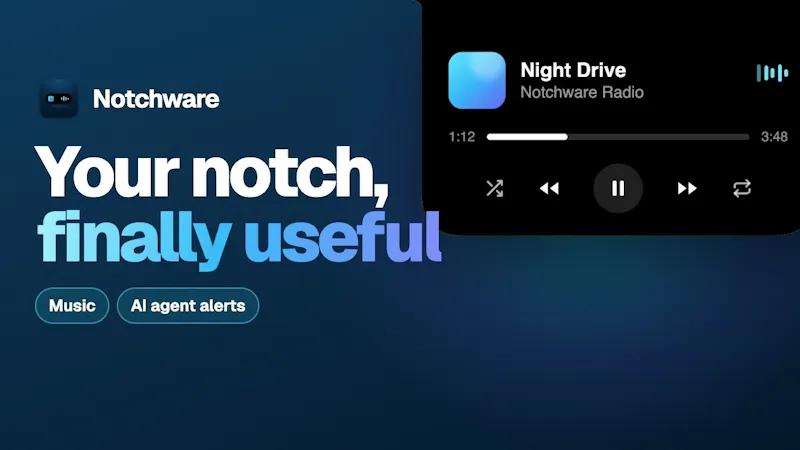 Notchware screenshot 1 (video preview)