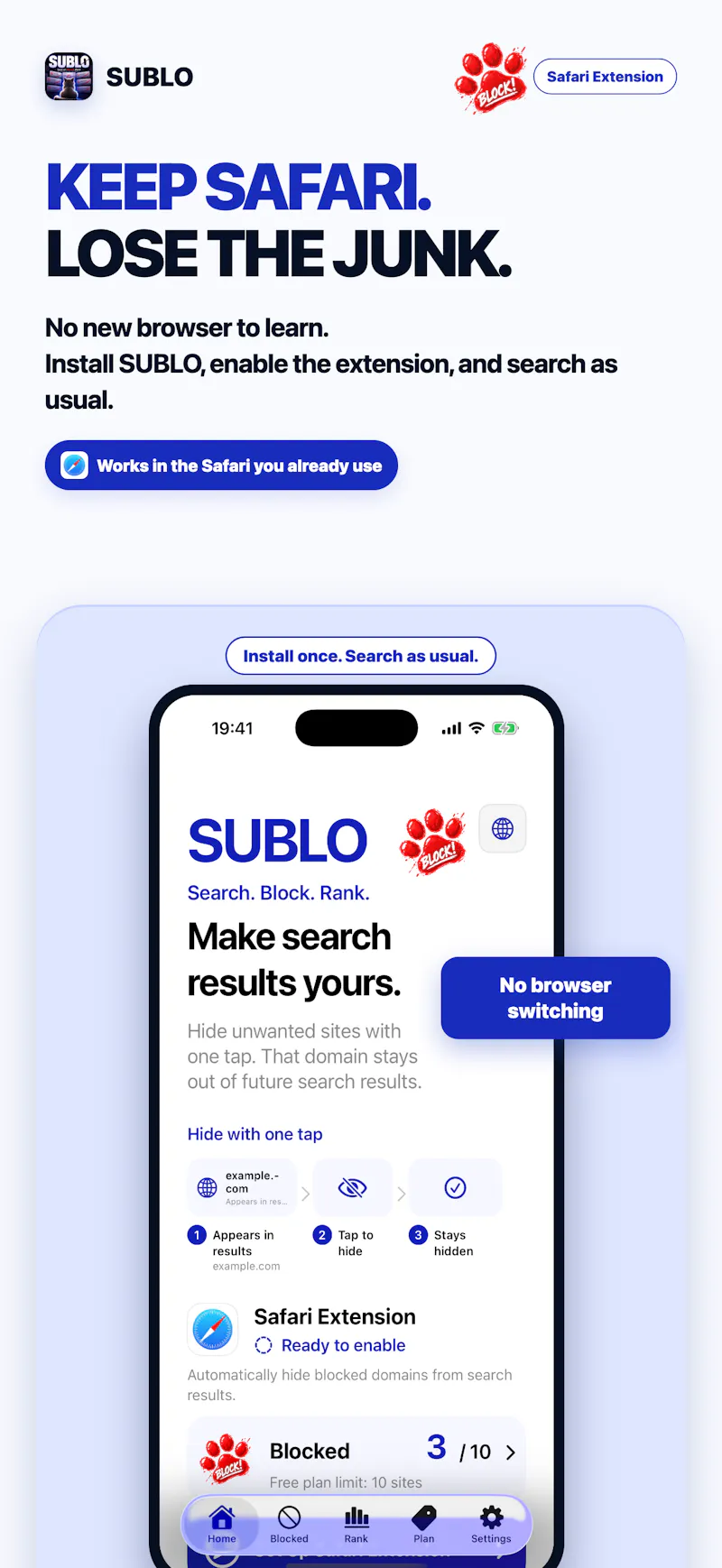 SUBLO screenshot 2