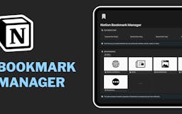 Notion Bookmark Manager media 1
