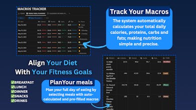 Gamified Workout Tracker built in Notion gallery image