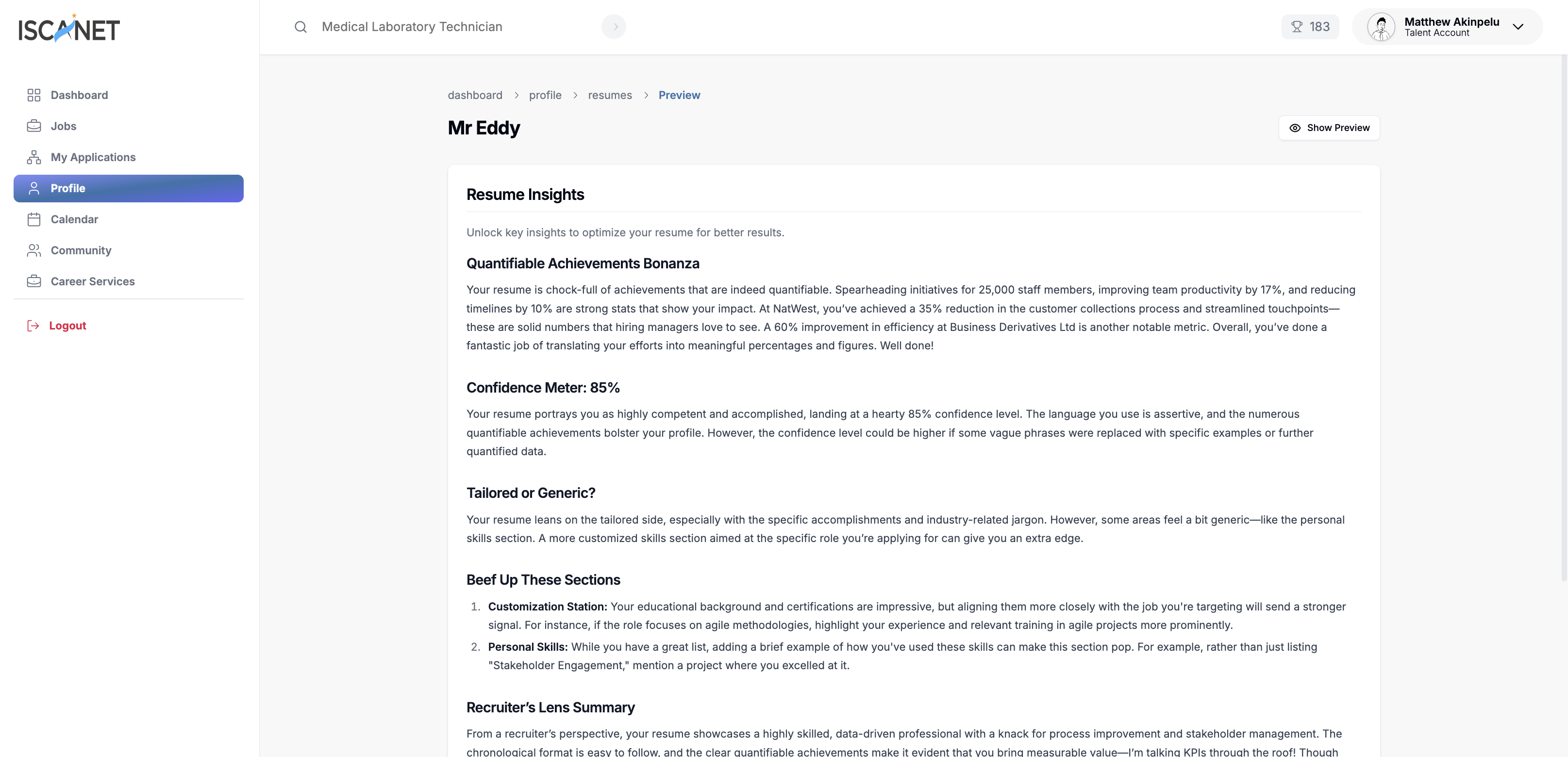 ISCANET Career Hub gallery image