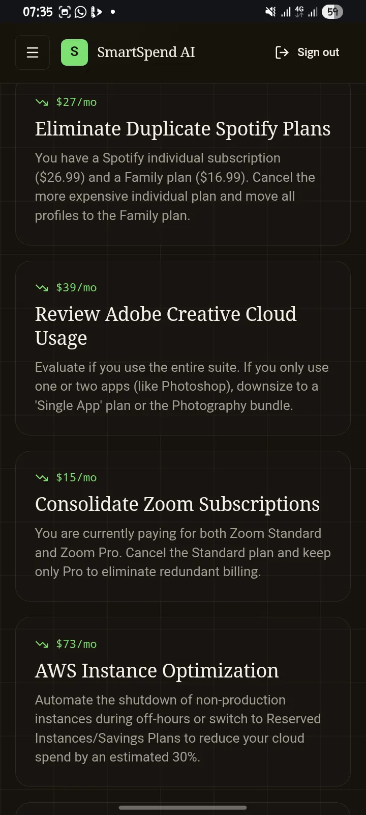 SmartSpend AI 截图 4