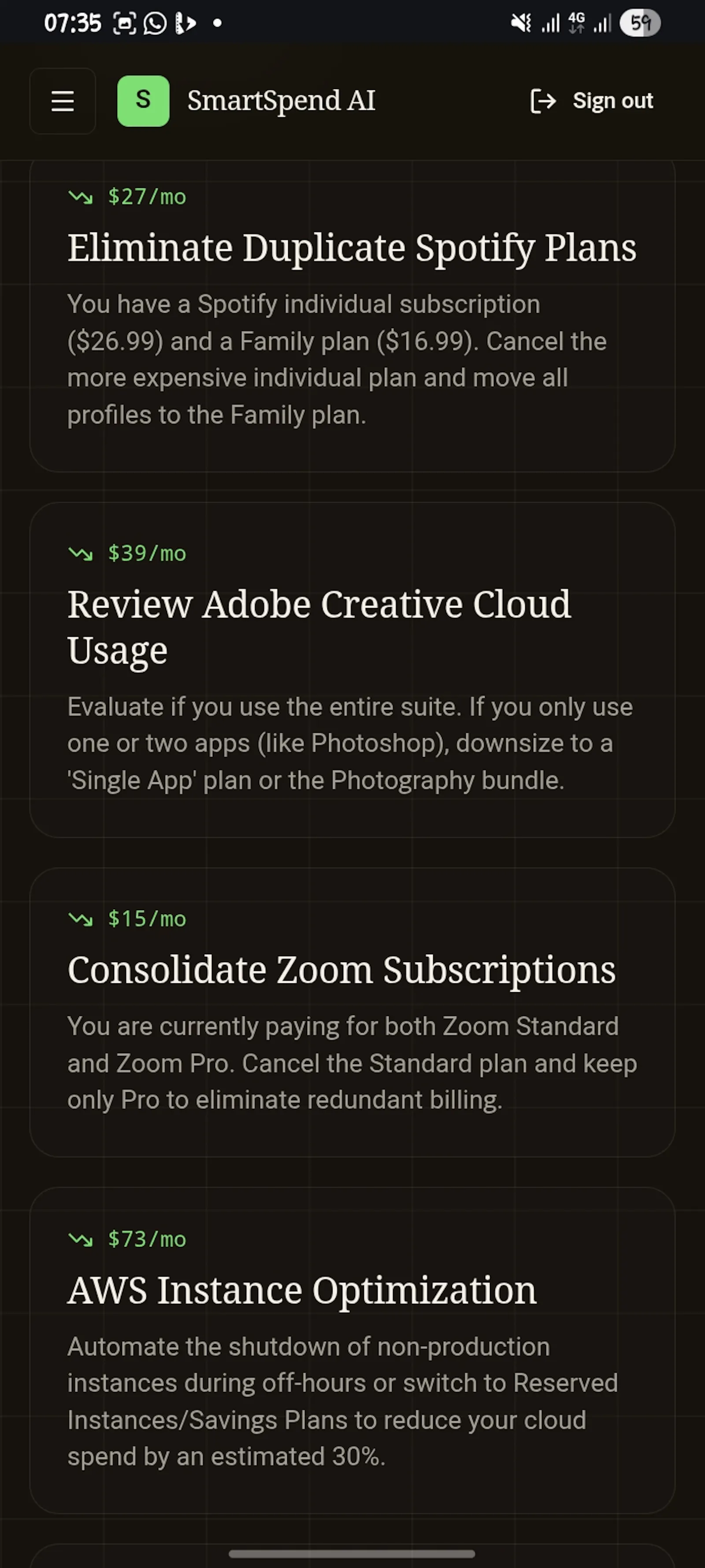 SmartSpend AI screenshot 5