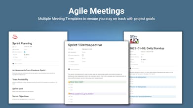 Agile Scrum Dashboard (Notion Template) gallery image