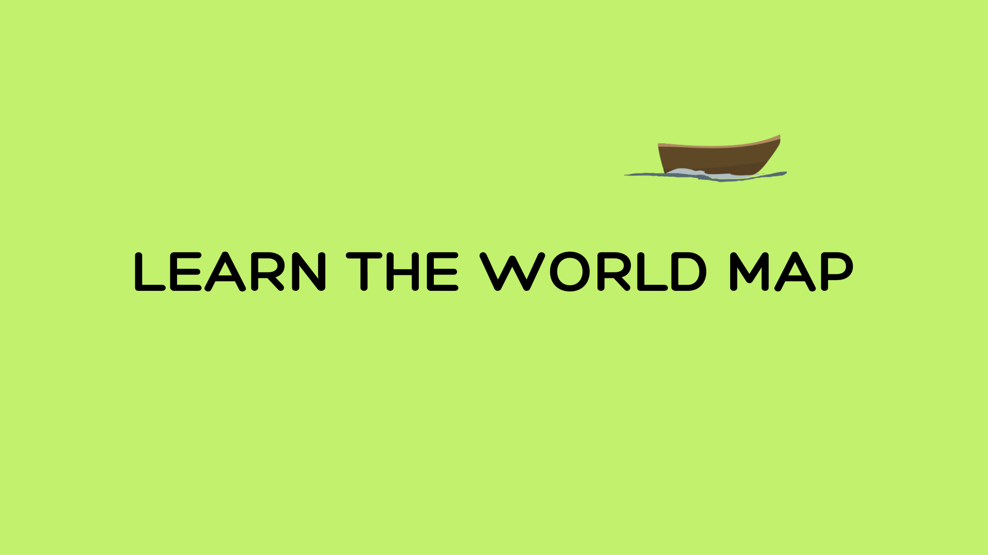 Sailboat Geography - Main product screenshot demonstrating key features and user interface