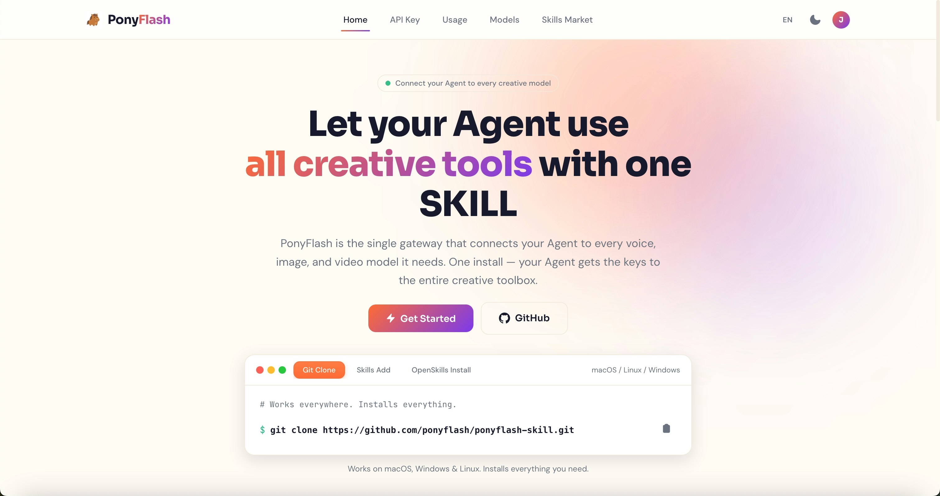 PonyFlash — one skill, all the models gallery image