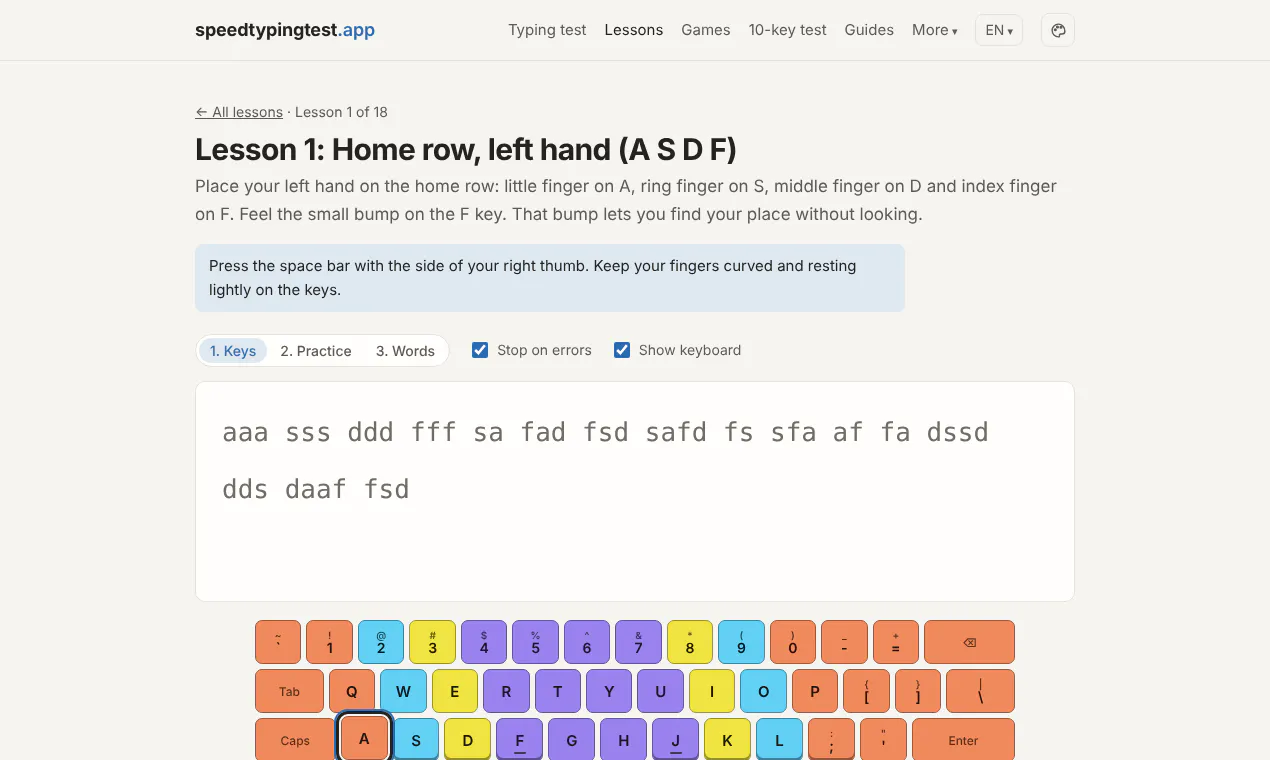 SpeedTypingTest gallery image