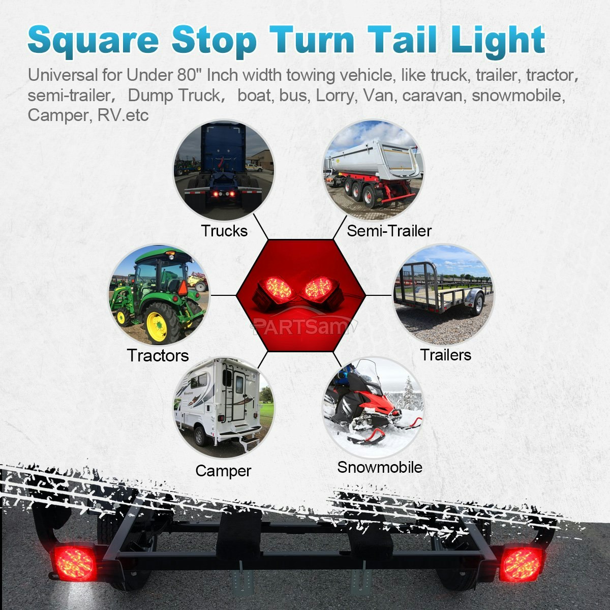 Partsam led trailer lights gallery image