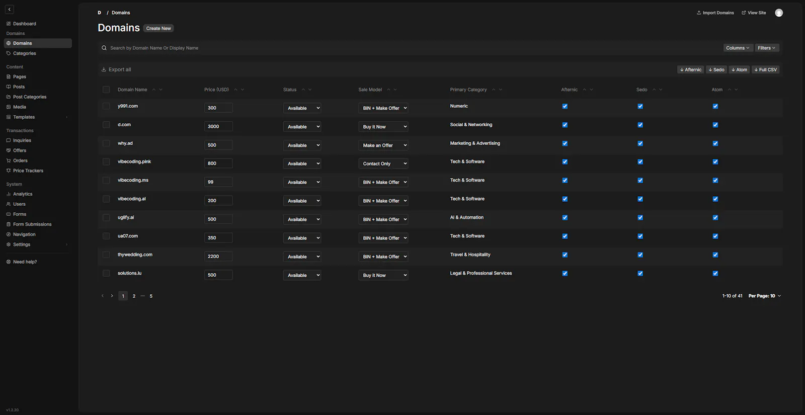 Domainer Engine screenshot 8