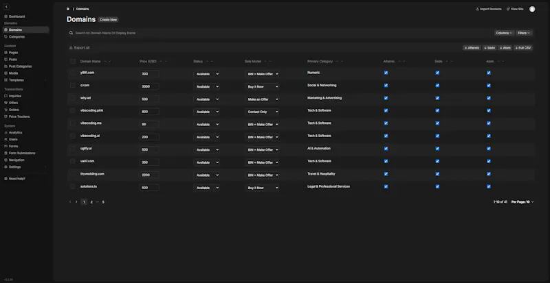 Domainer Engine screenshot 8