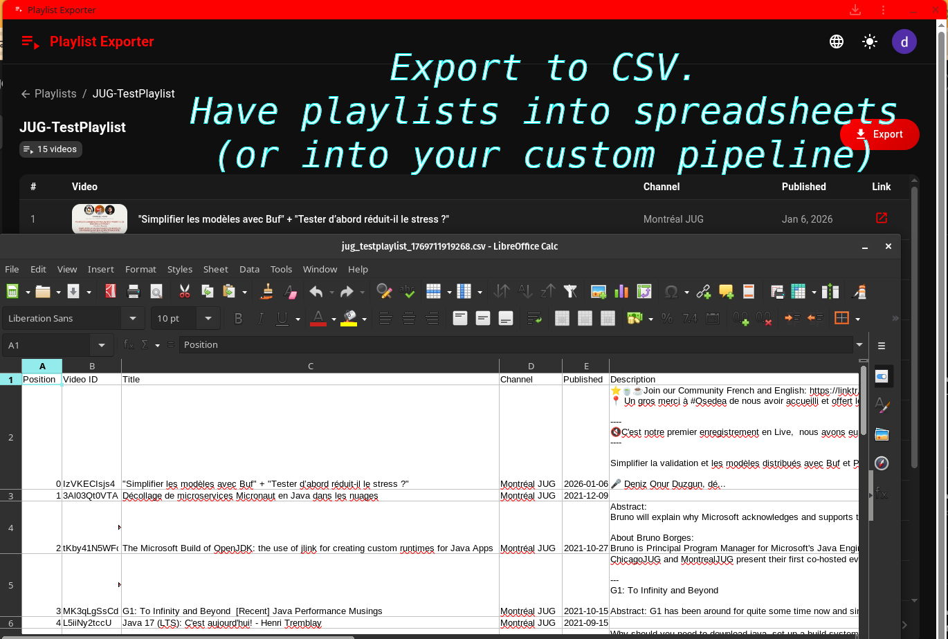 Playlist Exporter gallery image