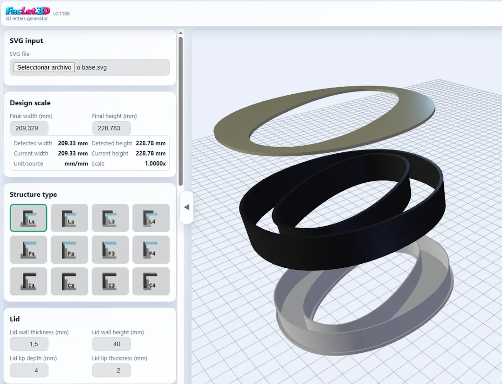 FacLet3D screenshot 1