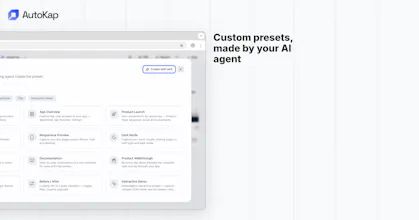 AutoKap — Automated Screenshots for SaaS gallery image