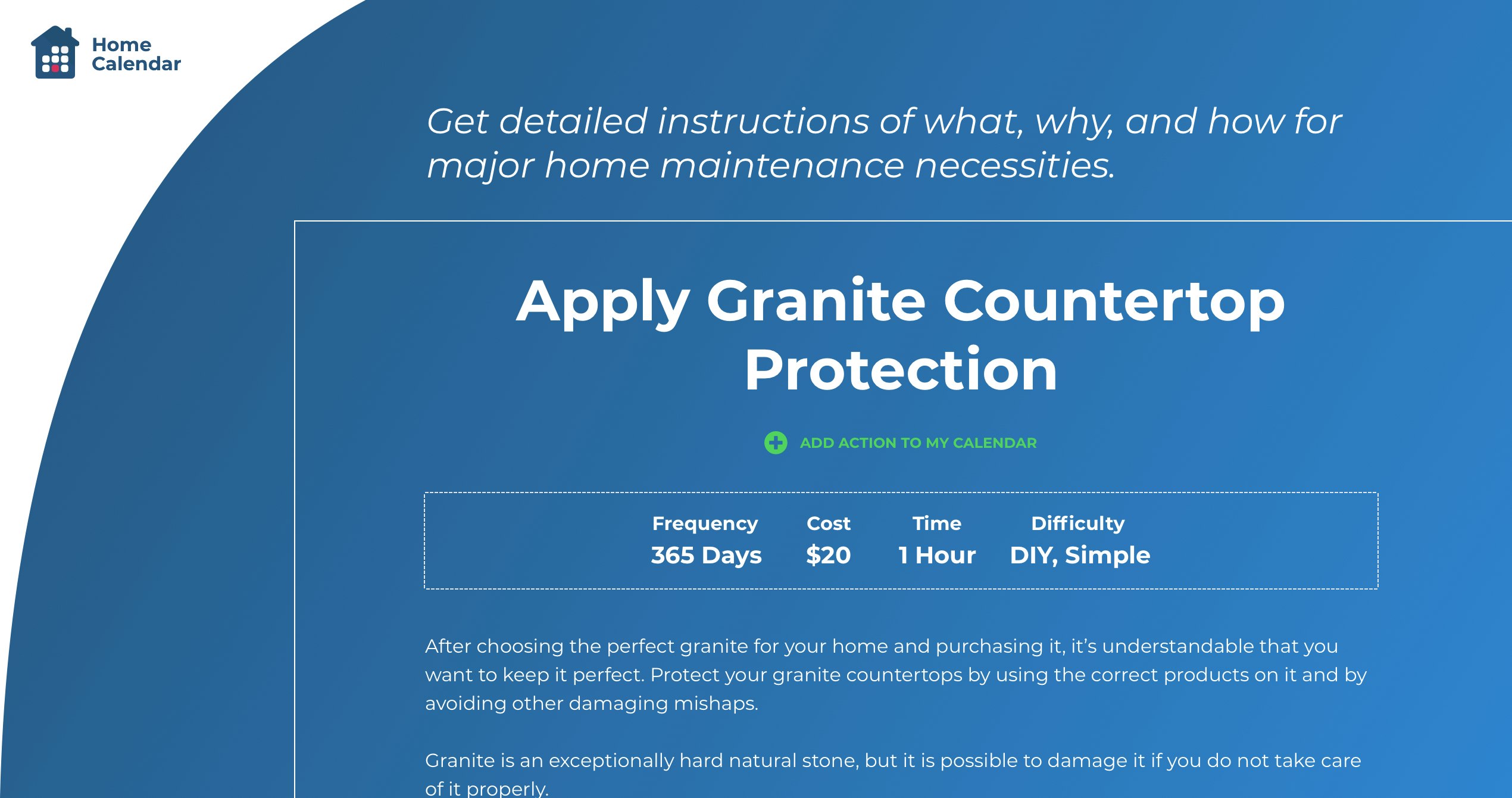 Home Calendar gallery image