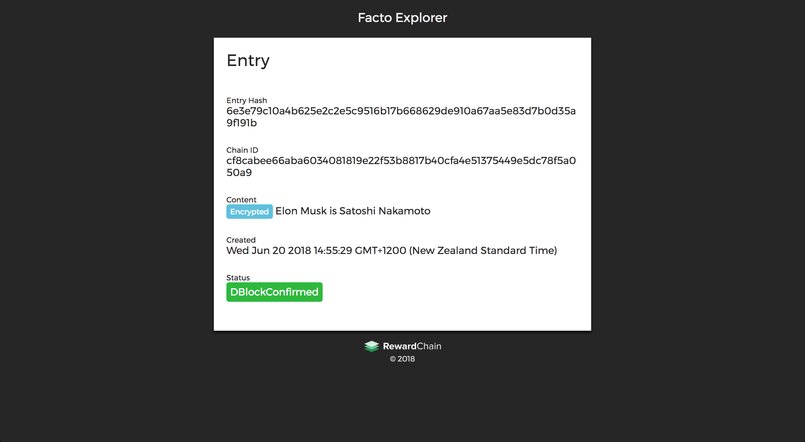 ConfessionChain gallery image