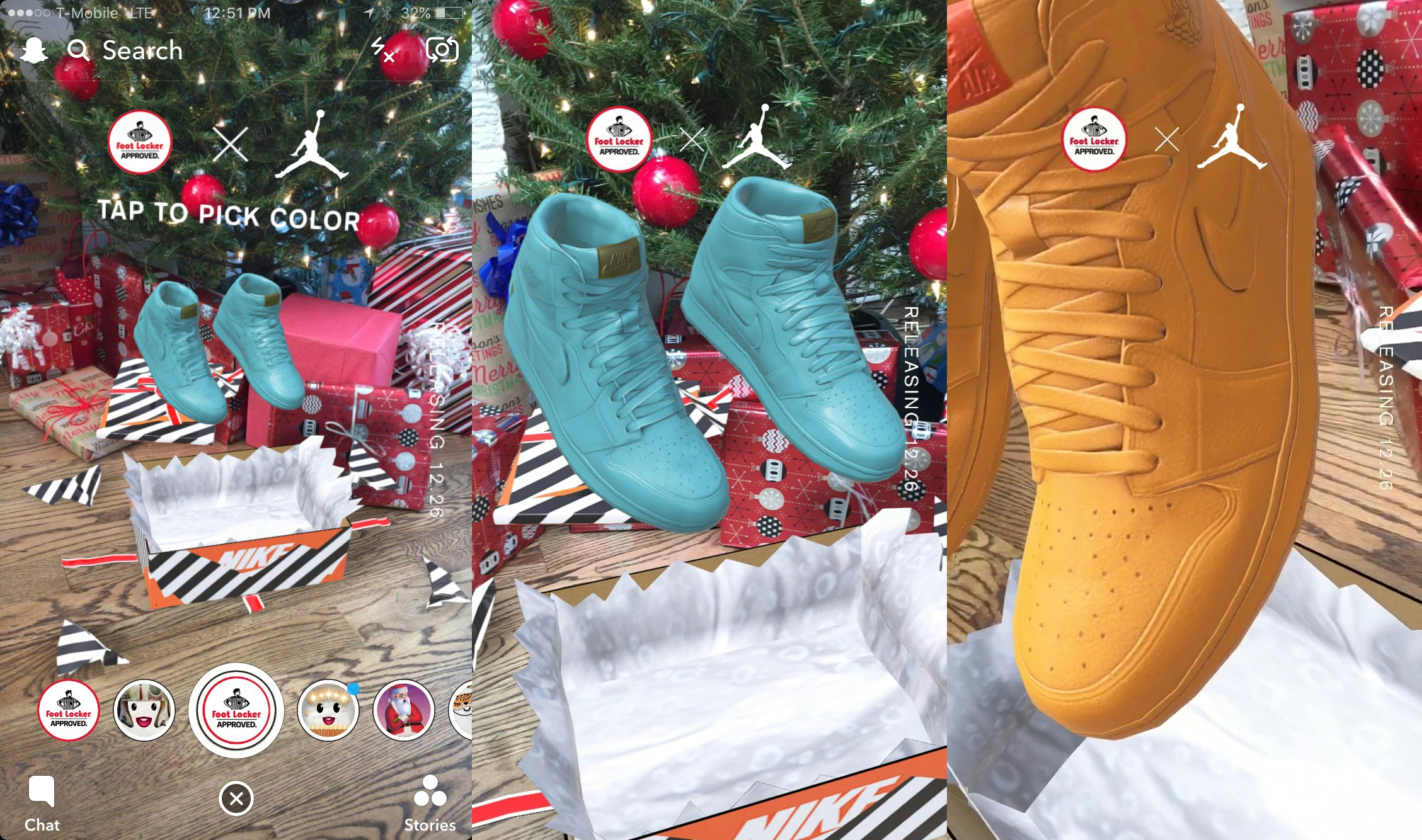 First Snapchat AR Sneaker Unboxing gallery image