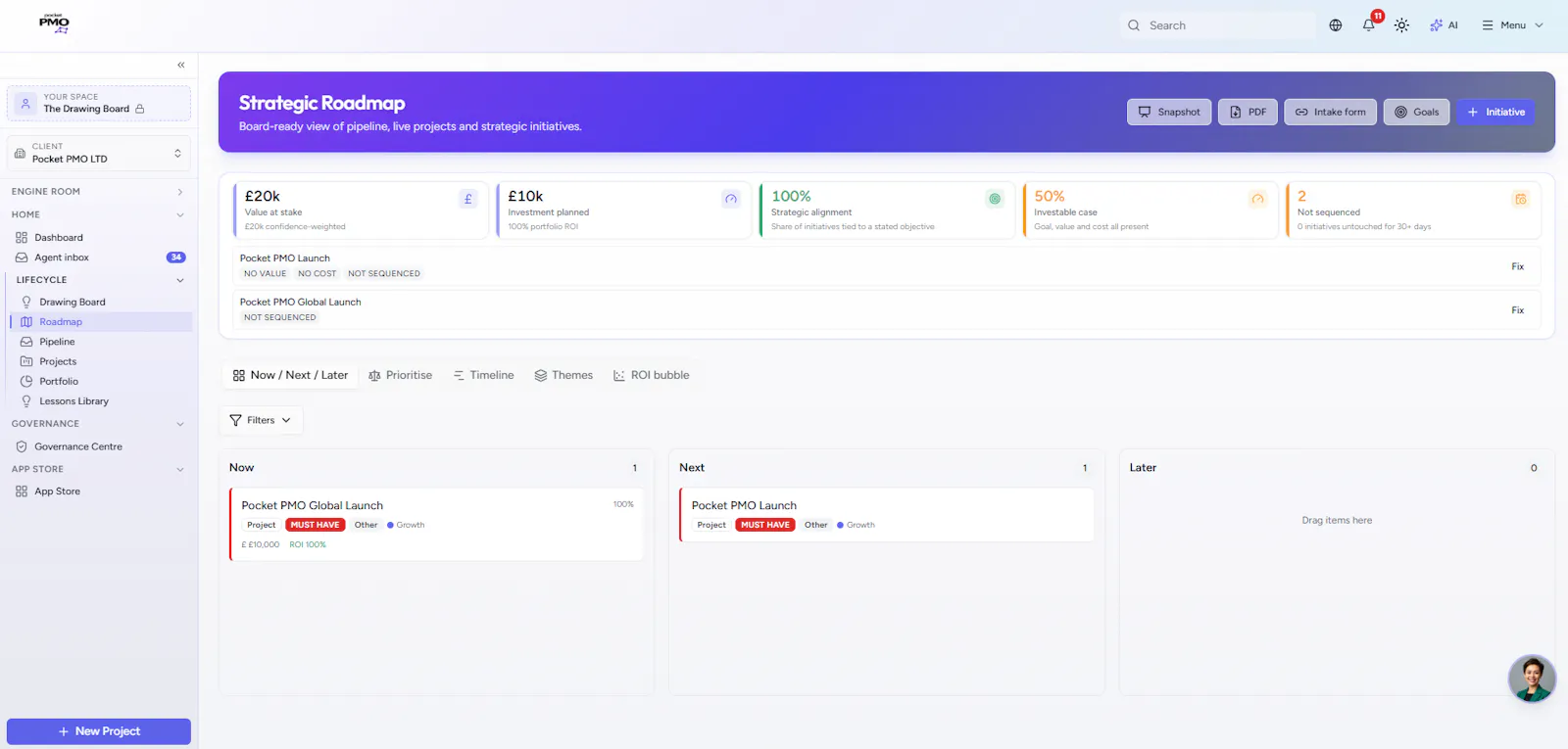 Pocket PMO screenshot 3
