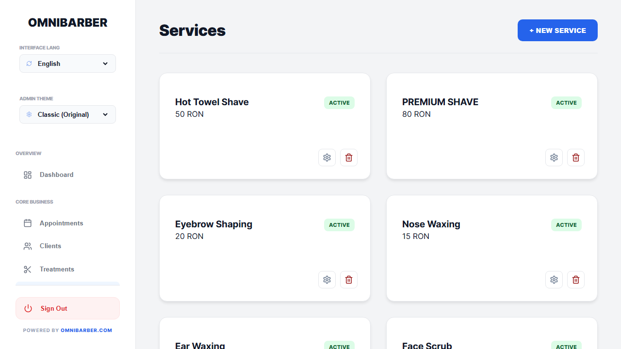 OMNIBARBER The Booking System you need gallery image