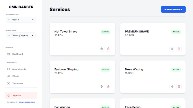 OMNIBARBER The Booking System you need screenshot 13