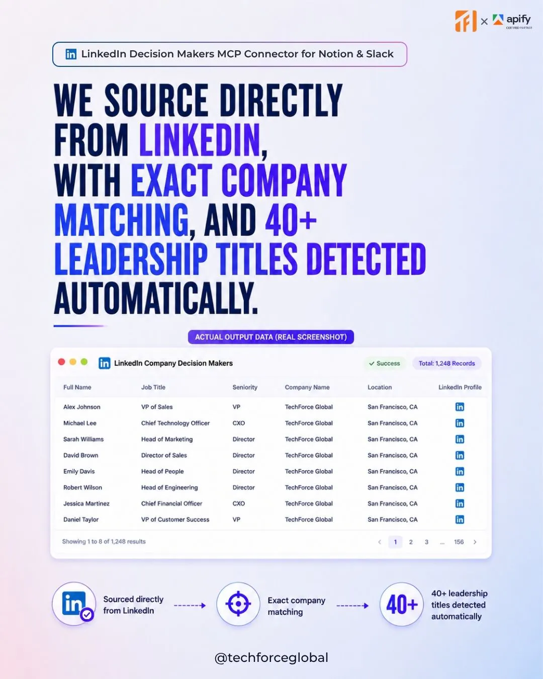 LinkedIn Decision Makers MCP Connector gallery image