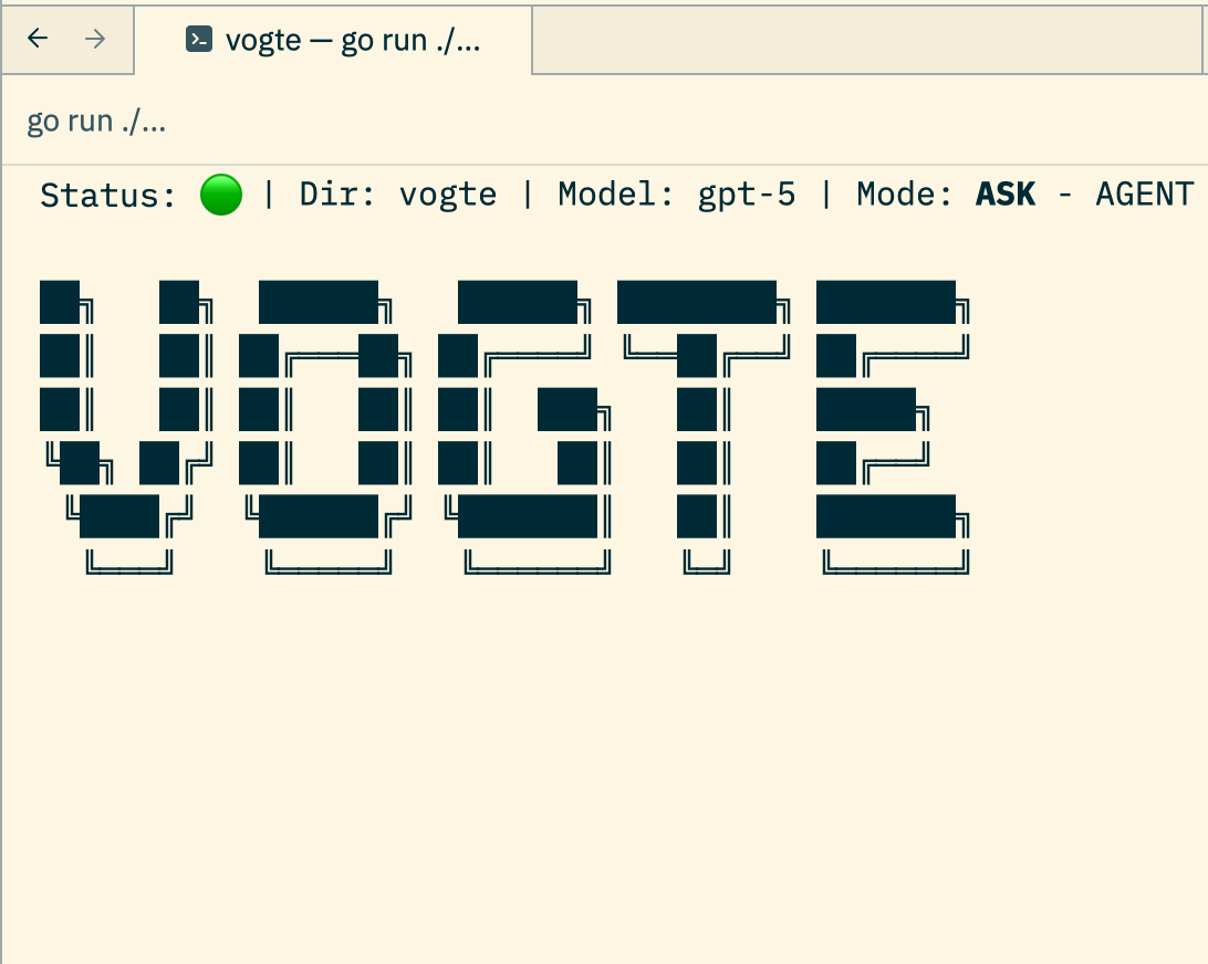 Média GARDE - Vogte: les bases de code Agent TUI pour Go 1