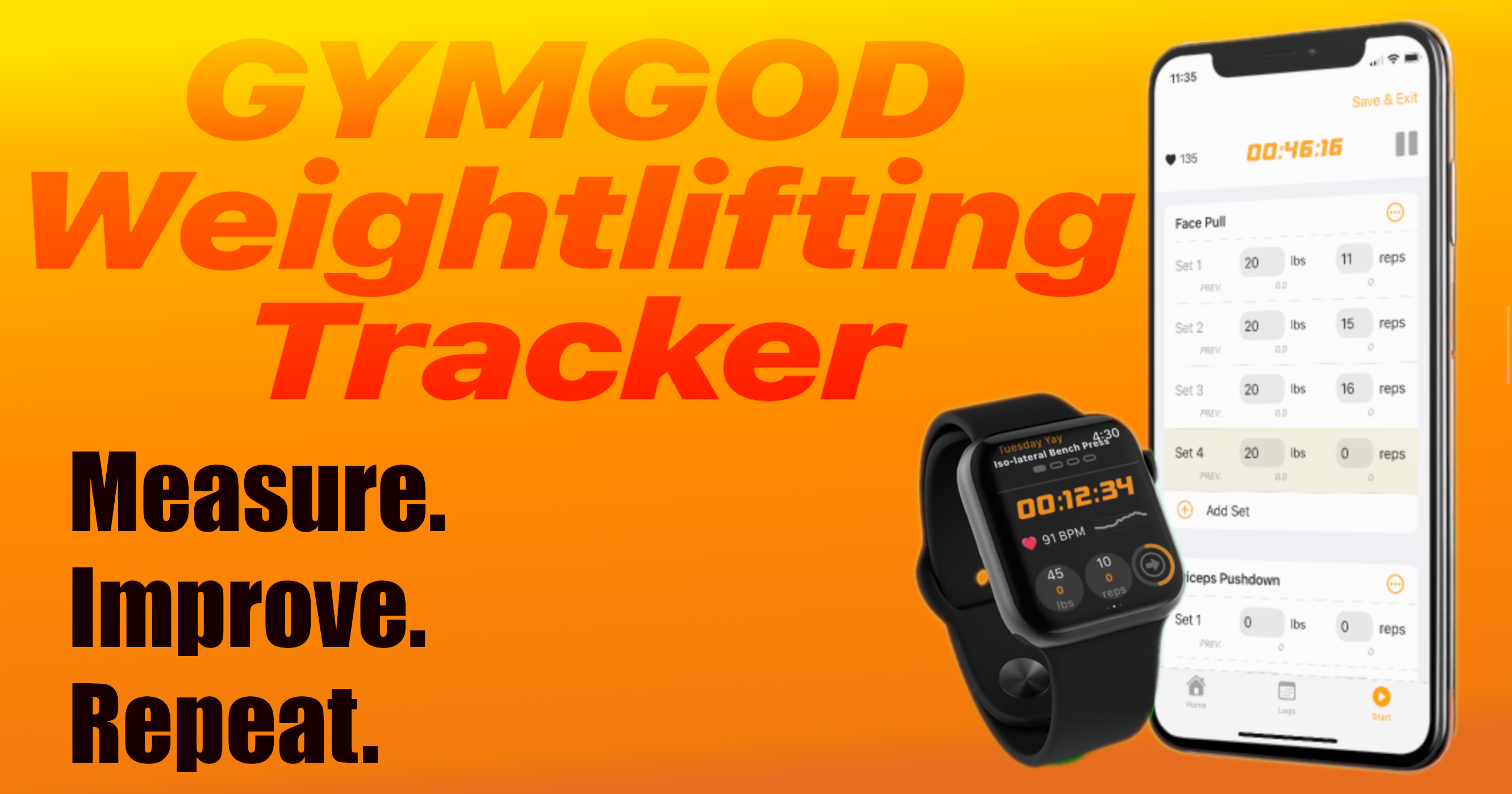 Média Tracker d'haltérophilie gymgod - Libérez votre bête intérieure 1