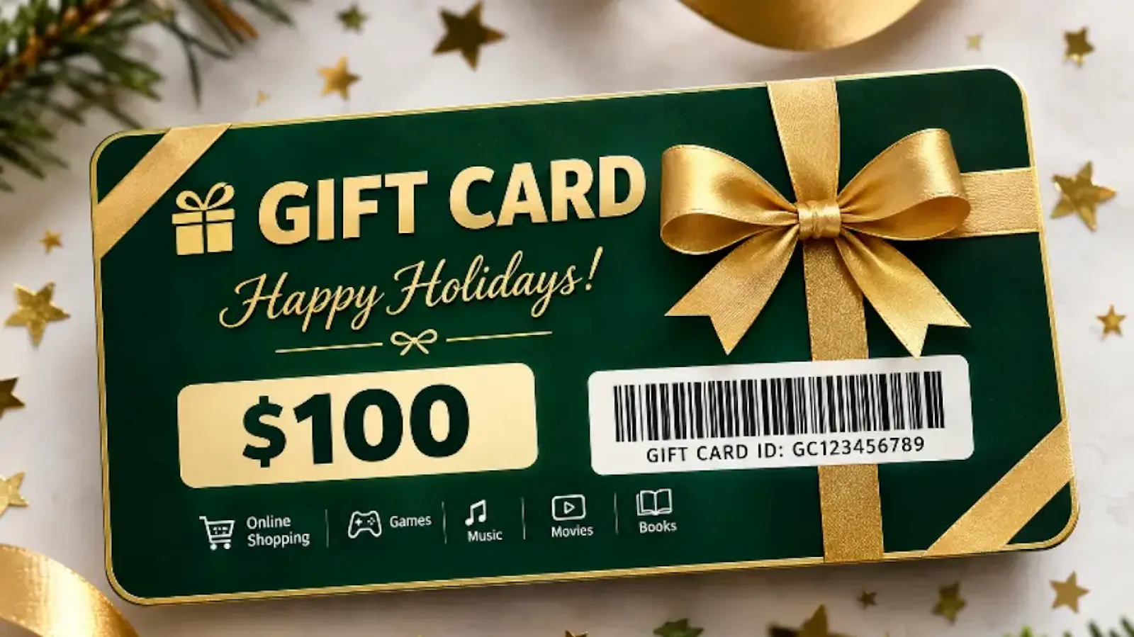Gift card screenshot 2