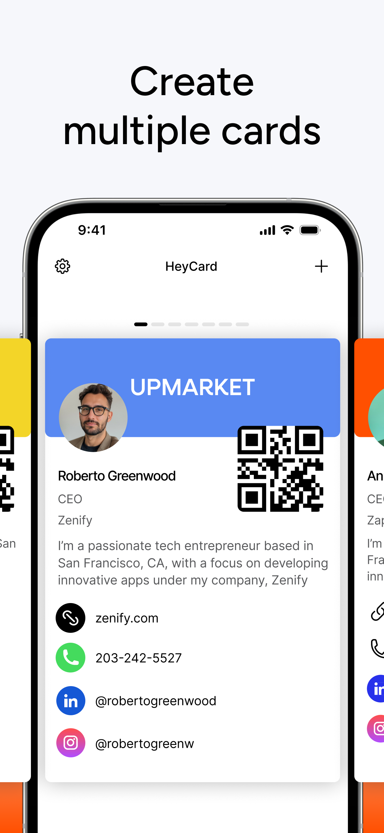 Heycard - Cartes de visite numériques media 3