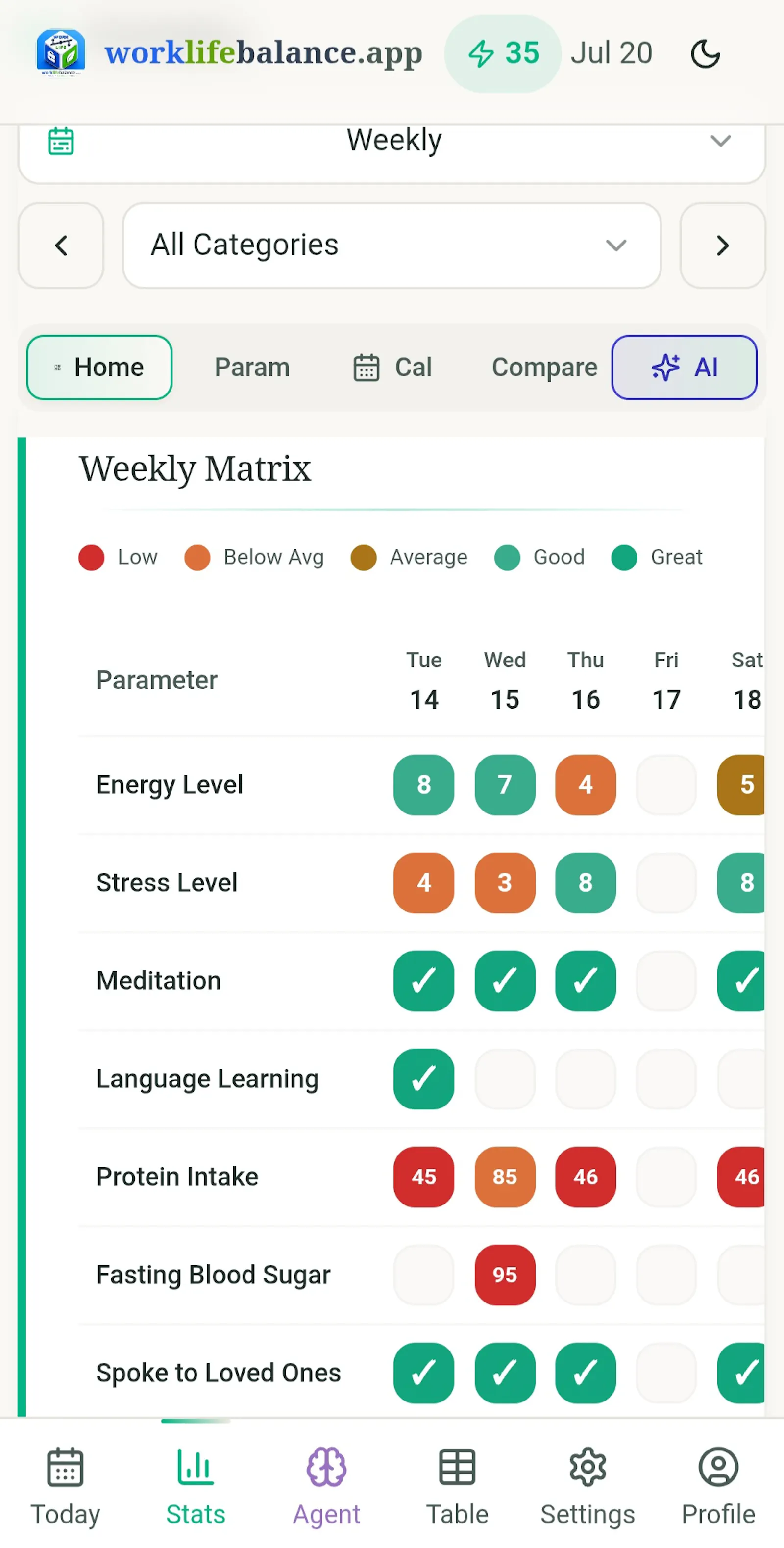 Work-Life Balance App screenshot 4