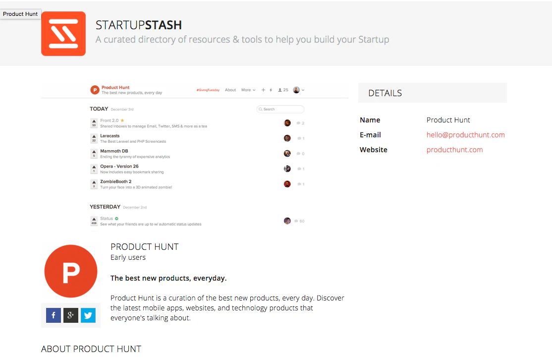 Startup Stash Reviews - Pros & Cons 2022 | Product Hunt Startup Stash Reviews - Pros & Cons 2022 | Product Hunt
